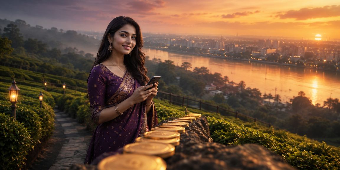 বগুড়ার চা বাগানে 2d4 মোবাইল ক্যাসিনো লগইন করছেন একজন বাংলাদেশি ব্যবহারকারী