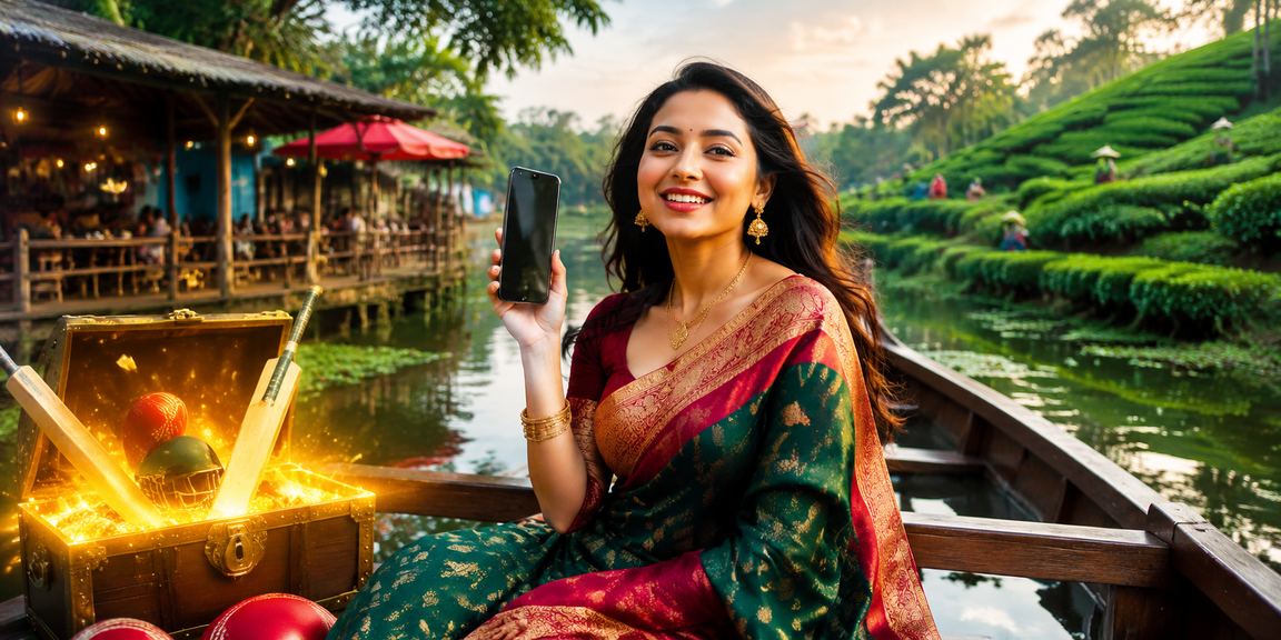 ময়মনসিংহের চা বাগানে 2d4 - তে ক্রিকেট বেটিং করছেন একজন ব্যবহারকারী
